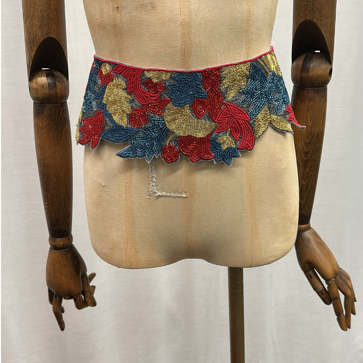 GEOMETRIC NATURE EMBROIDERY BELT