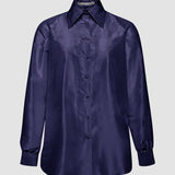 TAFFETA BLOUSE BILBERRY