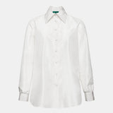 TAFFETA BLOUSE  IVORY