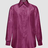 TAFFETA BLOUSE CERISE