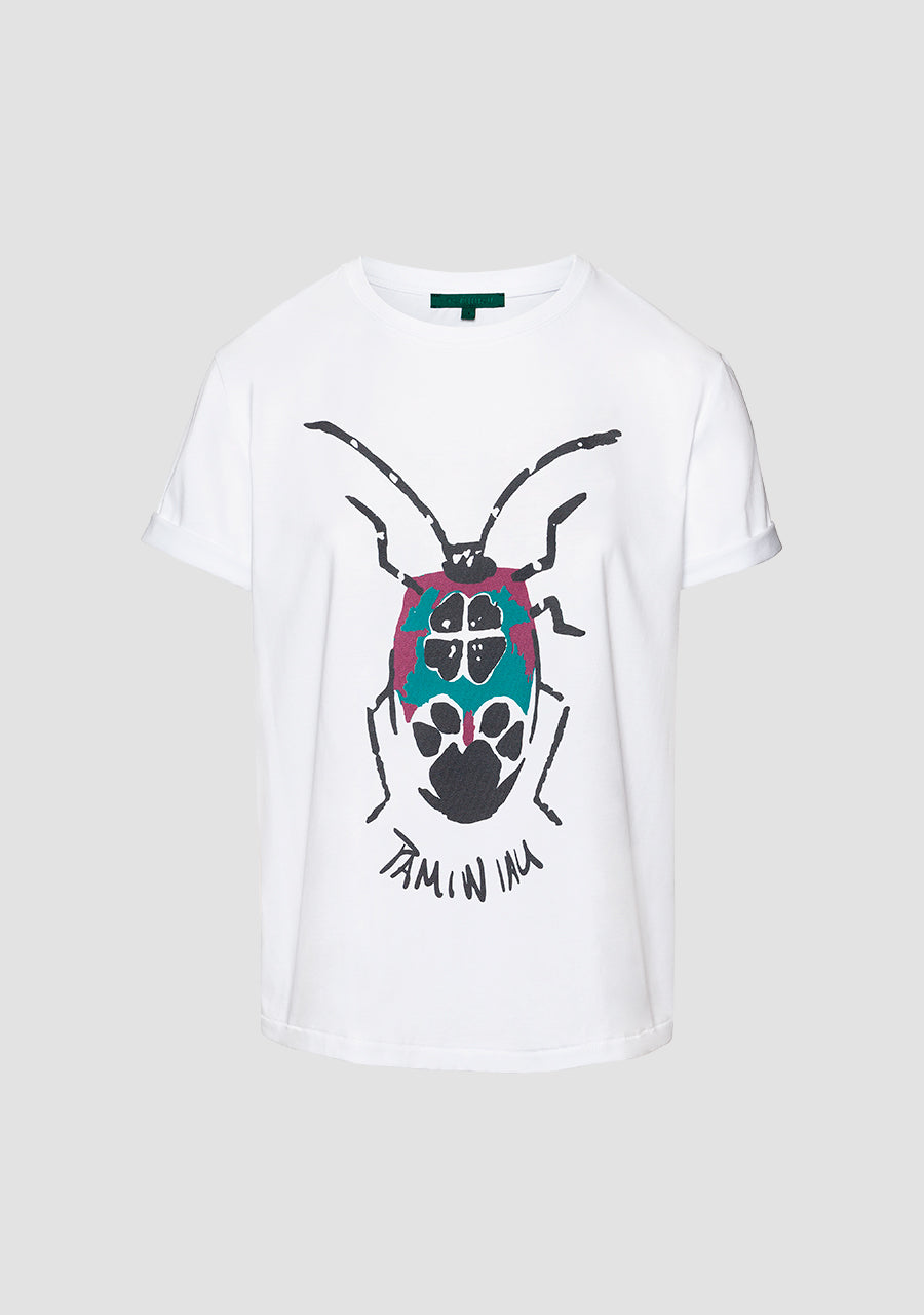 AUBERGINE INSECT T-SHIRT